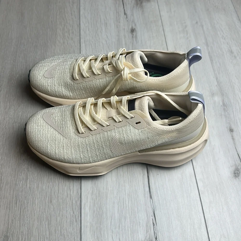 Nike Invincible Run FK 3 Light Cream White‎ Men 8 Women 9.5 New With Tags